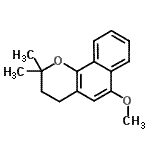 CAS#: 20213-26-7, 6-Methoxy-2,2-Dimethyl-3,4-Dihydro-2H-Benzo[h]Chromene