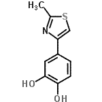CAS#: 20217-14-5, 4-(2-Methyl-1,3-Thiazol-4-Yl)-1,2-Benzenediol