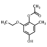 CAS#: 202201-71-6, 2-Ethoxy-4-Hydroxy-6-Methylphenyl Acetate