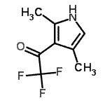 CAS 登录号：202286-38-2， 1-(2,4-二甲基-1H-吡咯-3-基)-2,2,2-三氟乙烷酮
