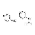 CAS#: 20232-79-5, 4-Pyridinaminium 4-Pyridinylcarbamodithioate