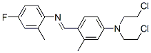 CAS#: 2024-08-0, N,N-Bis(2-Chloroethyl)-4-[(4-Fluoro-2-Methylphenyl)Iminomethyl]-3-Methylaniline