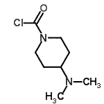 CAS 登录号：202741-87-5， 4-(二甲基氨基)-1-哌啶羰基氯化物