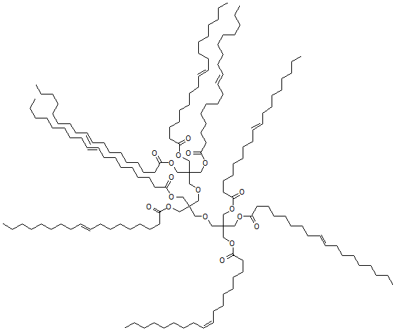 CAS 登录号:20284-29-1, 3,7-二氧杂壬烷-1,1,1,5,5,9,9,9-八甲醇八油酸酯