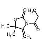 CAS#: 202920-30-7, 5,5-Dimethyl-4-Methylene-3-Propionyl-1,3-Oxazolidin-2-One