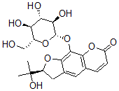 CAS 登录号：20320-81-4， 芸香呋喃香豆醇葡萄糖甙