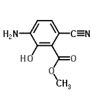 CAS#: 203201-47-2, Methyl 3-Amino-6-Cyano-2-Hydroxybenzoate