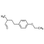 CAS 登录号：203640-38-4， 4-(4-乙氧基苯基)-2-甲基丁烷醛