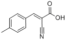 CAS 登录号：20374-48-5， (E)-2-氰基-3-(4-甲基苯基)丙烯酸