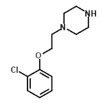 CAS#: 20383-85-1, 1-[2-(2-Chlorophenoxy)Ethyl]Piperazine
