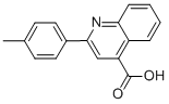 CAS 登录号：20389-05-3， 2-(4-甲基苯基)-4-喹啉羧酸