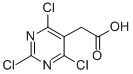 CAS 登录号：20401-33-6， 2,4,6-三氯-5-嘧啶乙酸