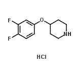 CAS#: 204013-09-2, 4-(3,4-Difluorophenoxy)Piperidine Hydrochloride (1:1)