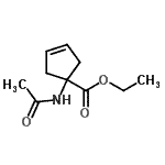 CAS 登录号：204058-12-8， 乙基1-乙酰氨基-3-环戊烯-1-羧酸酯