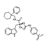 CAS#: 204066-82-0, alpha-Methyl-Nalpha-[(4-Nitrophenyl)Carbamoyl]-N-{[1-(2-Pyridinyl)Cyclohexyl]Methyl}-L-Tryptophanamide