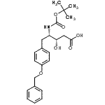 CAS#: 204195-38-0, 5-[4-(Benzyloxy)Phenyl]-2,4,5-Trideoxy-4-({[(2-Methyl-2-Propanyl)Oxy]Carbonyl}Amino)-L-Threo-Pentonic Acid
