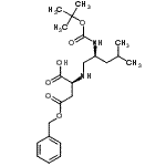 CAS#: 204199-67-7, (2S)-4-(Benzyloxy)-2-{[(2S)-4-Methyl-2-({[(2-Methyl-2-Propanyl)Oxy]Carbonyl}Amino)Pentyl]Amino}-4-Oxobutanoic Acid