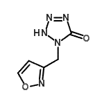 CAS 登录号：204276-87-9， 1-(1,2-恶唑-3-基甲基)-1,2-二氢-5H-四唑-5-酮