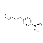 CAS 登录号：20432-36-4， (2E)-5-[4-(二甲基氨基)苯基]-2,4-戊二烯醛