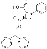 CAS#: 204320-45-6, 1-[(9H-Fluoren-9-Ylmethoxy)Carbonyl]-3-Phenyl-2-Azetidinecarboxylic Acid