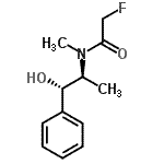 CAS 登录号：204323-36-4， 2-氟-N-[(1S,2S)-1-羟基-1-苯基-2-丙基]-N-甲基乙酰胺