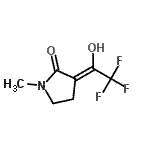 CAS#: 204448-78-2, (3Z)-1-Methyl-3-(2,2,2-Trifluoro-1-Hydroxyethylidene)-2-Pyrrolidinone