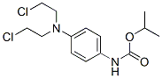CAS 登录号：2045-44-5， N-[4-[二(2-氯乙基)氨基]苯基]氨基甲酸异丙酯