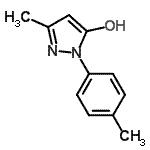 CAS#: 2046-03-9, 3-Methyl-1-(4-Methylphenyl)-1H-Pyrazol-5-Ol