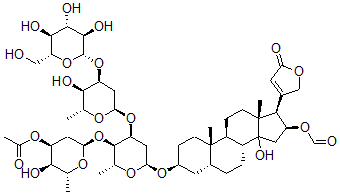 CAS 登录号：20460-30-4， 毛花苷 E