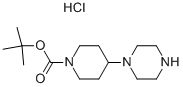 CAS#: 205059-39-8, 1-(1-Boc-Piperidin-4-Yl)-Piperazine Hydrochloride