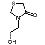 CAS 登录号：205173-27-9， 3-(2-羟基乙基)-1,3-噻唑烷-4-酮