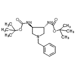 CAS#: 205251-35-0, Bis(2-Methyl-2-Propanyl) [(3R,4R)-1-Benzyl-3,4-Pyrrolidinediyl]Biscarbamate