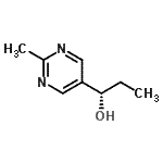 CAS 登录号：205518-91-8， (1S)-1-(2-甲基-5-嘧啶基)-1-丙醇