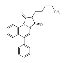 CAS 登录号：2056-56-6， 2-戊基-6-苯基吡唑并[1,2-a]噌啉-1,3-二酮