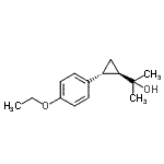CAS 登录号：205674-81-3， 2-[(1R,2R)-2-(4-乙氧基苯基)环丙基]-2-丙醇