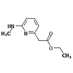 CAS 登录号：205676-86-4， 乙基[6-(甲基氨基)-2-吡啶基]乙酸酯