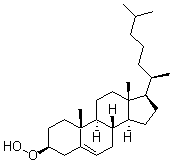 CAS 登录号:2058-59-5, (3b)-胆甾-5-烯-3-基氢过氧化物