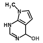 CAS#: 205926-69-8, 7-Methyl-4,7-Dihydro-1H-Pyrrolo[2,3-d]Pyrimidin-4-Ol