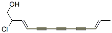CAS 登录号：2060-58-4， (3E,11E)-2-氯十三碳-3,11-二烯-5,7,9-三炔-1-醇