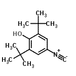 CAS 登录号：20600-84-4， 4-异氰基-2,6-二(2-甲基-2-丙基)苯酚