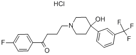 CAS#: 2062-77-3, 1-(4-Fluorophenyl)-4-[4-Hydroxy-4-[3-(Trifluoromethyl)Phenyl]Piperidin-1-Ium-1-Yl]Butan-1-One Chloride