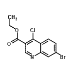 CAS#: 206257-41-2, Ethyl 7-Bromo-4-Chloro-3-Quinolinecarboxylate