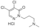 CAS 登录号:20630-50-6, 4,5-二氯-2-(3-(二甲基氨基)丙基)-3(2H)-哒嗪酮单盐酸盐
