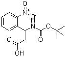 CAS#: 206537-28-2, 3-({[(2-Methyl-2-Propanyl)Oxy]Carbonyl}Amino)-3-(2-Nitrophenyl)Propanoic Acid
