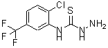 CAS 登录号：206559-51-5， N-[2-氯-5-(三氟甲基)苯基]肼基硫代甲酰胺