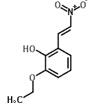 CAS 登录号：206559-62-8， 2-乙氧基-6-[(E)-2-硝基乙烯基]苯酚