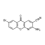 CAS#: 206658-80-2, 2-Amino-7-Bromo-5-Oxo-5H-Chromeno[2,3-b]Pyridine-3-Carbonitrile