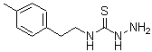CAS 登录号：206761-75-3， N-[2-(4-甲基苯基)乙基]肼基硫代甲酰胺