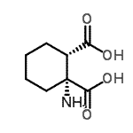CAS 登录号：206996-10-3， (1R,2S)-1-氨基-1,2-环己烷二甲酸