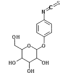 CAS 登录号：20721-62-4， 4-异硫氰酸基苯基吡喃己糖苷